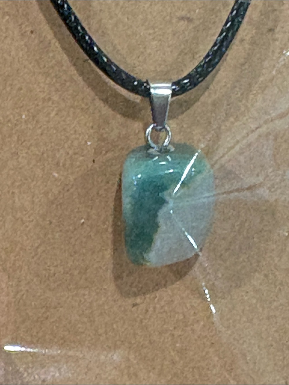 Moss Agate Necklace - Picture 2 of 2